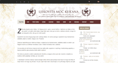 Desktop Screenshot of ljekovitamockurana.com