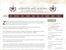 Tablet Screenshot of ljekovitamockurana.com